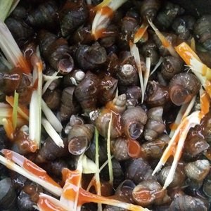Ốc xào dừa