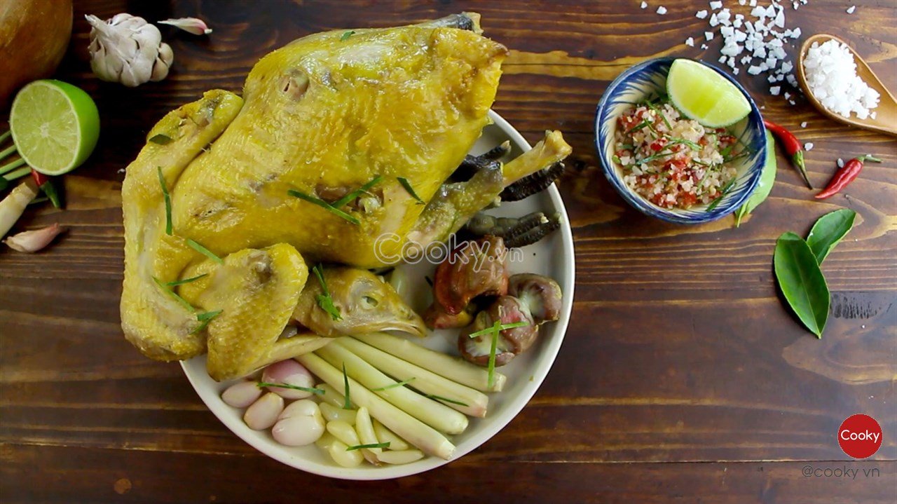 Cách làm Gà Hấp Muối cực béo ngậy thơm ngon