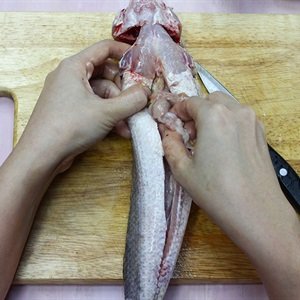 Cá lóc hấp bầu