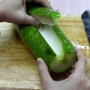 Cá lóc hấp bầu