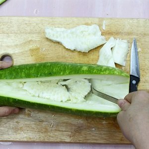 Cá lóc hấp bầu