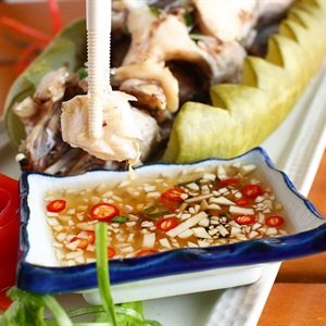 Cá lóc hấp bầu