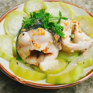 Cách làm cá lóc hấp bầu đơn giản - ảnh 4. Cách làm cá lóc hấp bầu đơn giản - ảnh 4.