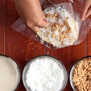 Cách làm kem chuối Merino - ảnh 3.